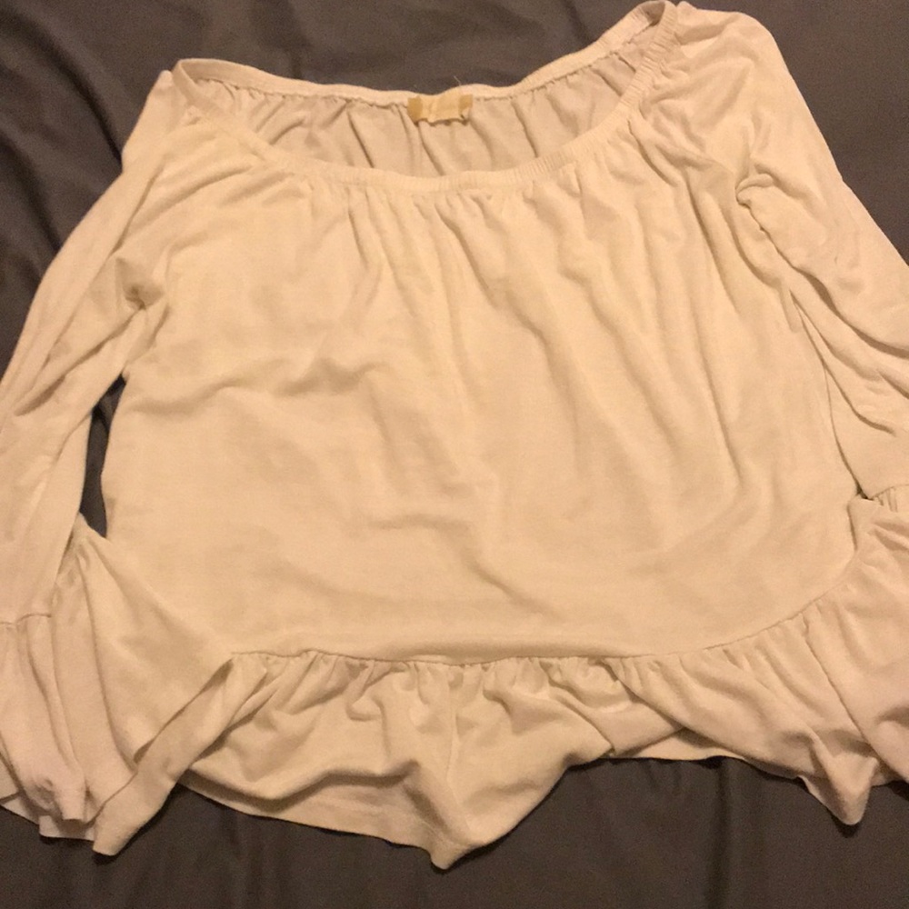 White off the shoulder blouse